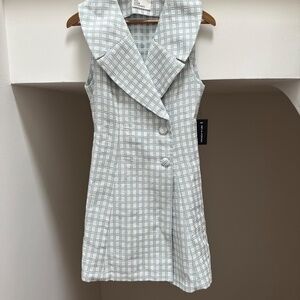 Lisa Marie Fernandez Women's Checked Mini Dress